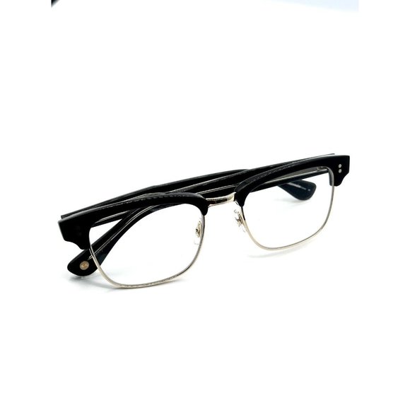 Garrett Leight GLCO Men's Gibson Color Black/Gold Eyeglasses New  - Picture 1 of 5
